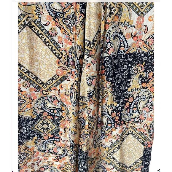 Cupcakes and Cashmere Wide Leg Palazzo Pants Bohoemian Boho Size Small - EUC - Picture 4 of 10